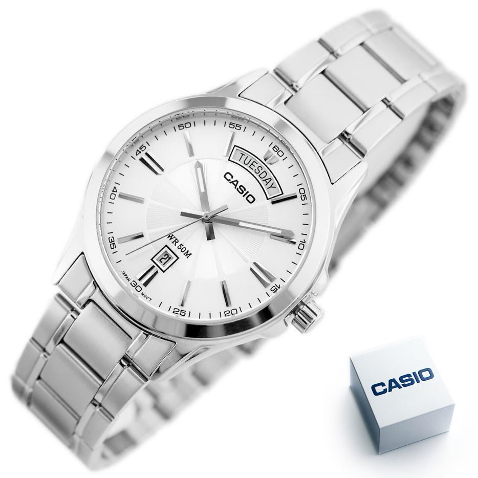 CASIO VYRIŠKAS LAIKRODIS MTP-1381D-7AVDF (zd076b) + DĖŽUTĖ - Image 9