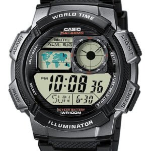 CASIO VYRIŠKAS LAIKRODIS AE-1000W 1BVDF (zd073g) – PASAULIO LAIKAS + DĖŽUTĖ