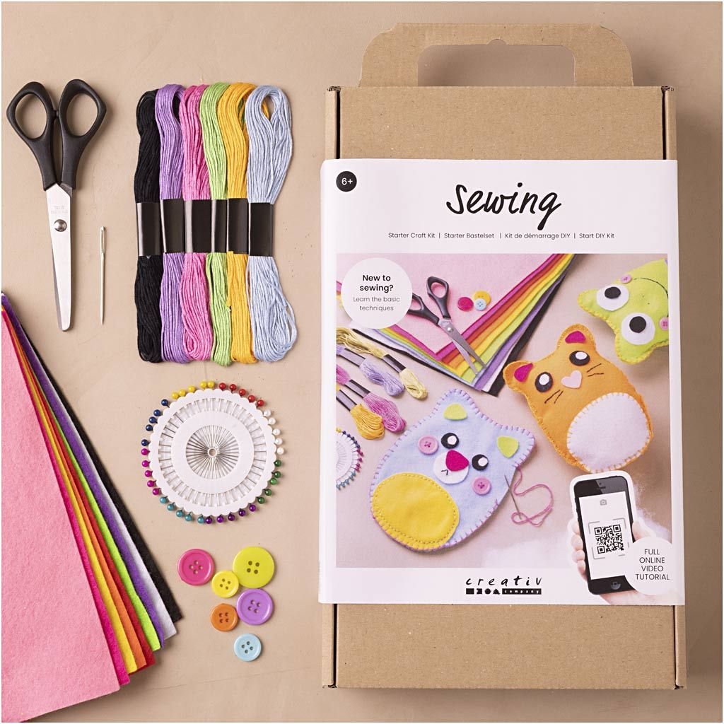 Creativ siuvimo rinkinys, meškiukai – papildomas vaizdas 4