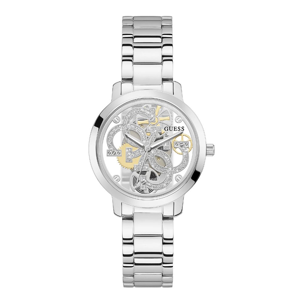 Moteriškas laikrodis Guess Quattro Clear GW0300L1