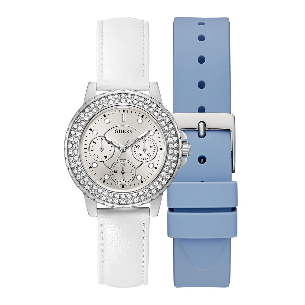 Moteriškas laikrodis Guess Crown Jewel Set GW0660L1