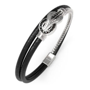 Vyriškas papuošalas Guess Mens Bracelet JUMB05029JWSTBKS