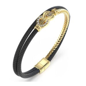 Vyriškas papuošalas Guess Mens Bracelet JUMB05029JWYGBKS