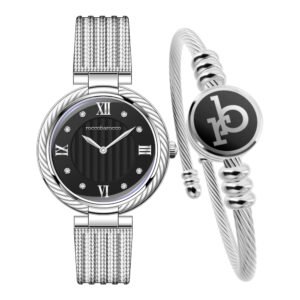 Moteriškas laikrodis Roccobarocco RB.4469S-01M and Bangle Set