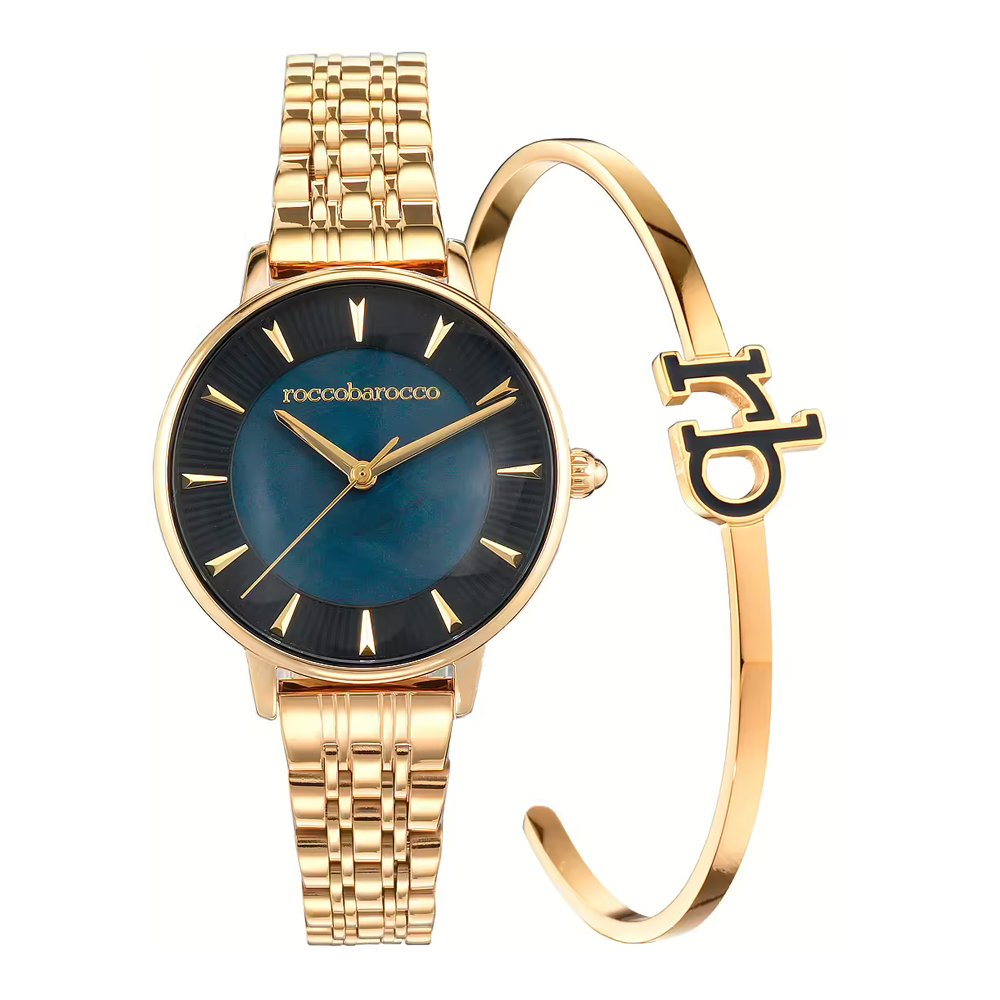Moteriškas laikrodis Roccobarocco RB.4659L-07M and Bangle Set