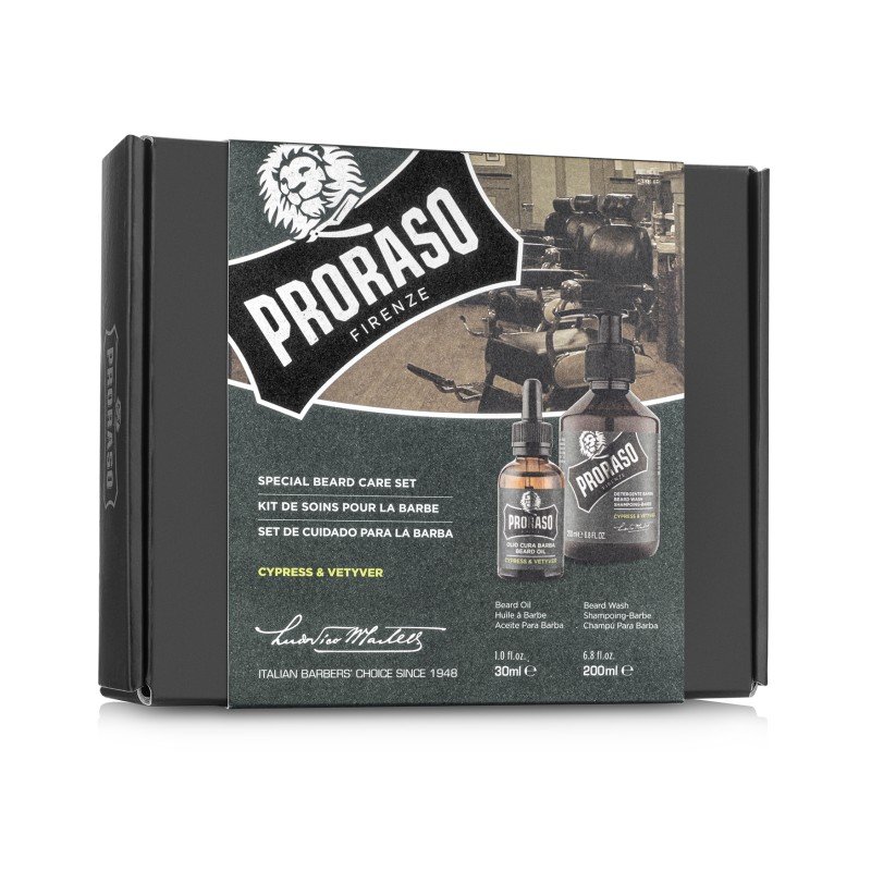 Duo Pack Cypress & Vetyver Beard Oil & Shampoo Barzdos priežiūros rinkinys, 1vnt – papildomas vaizdas 2
