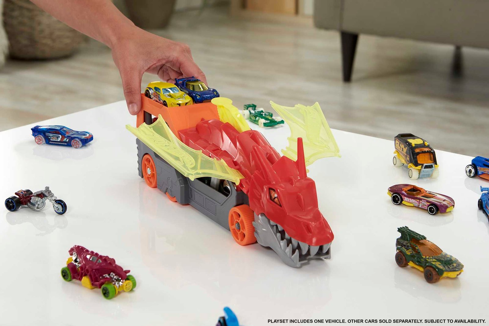 HOT WHEELS transporteris – Drakonas (GTK42) – papildomas vaizdas 1