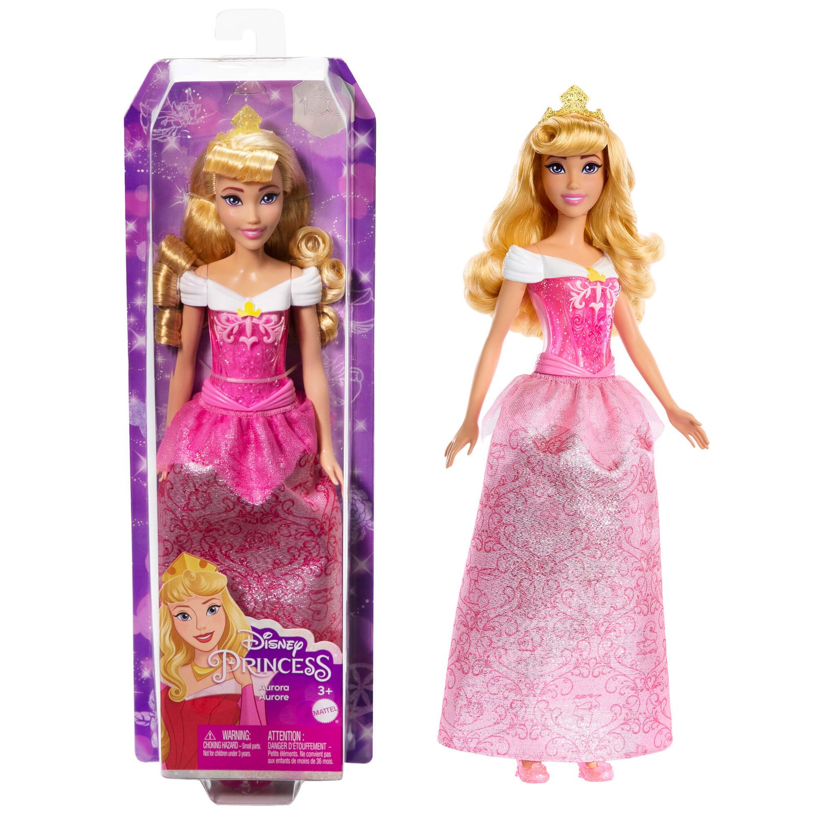 DISNEY PRINCESS lėlė – Aurora (HLW09)