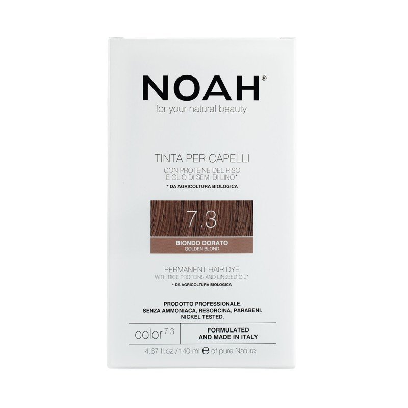 Permanent Hair Dye 7.3 Golden Blond Ilgalaikiai plaukų dažai, 140 ml