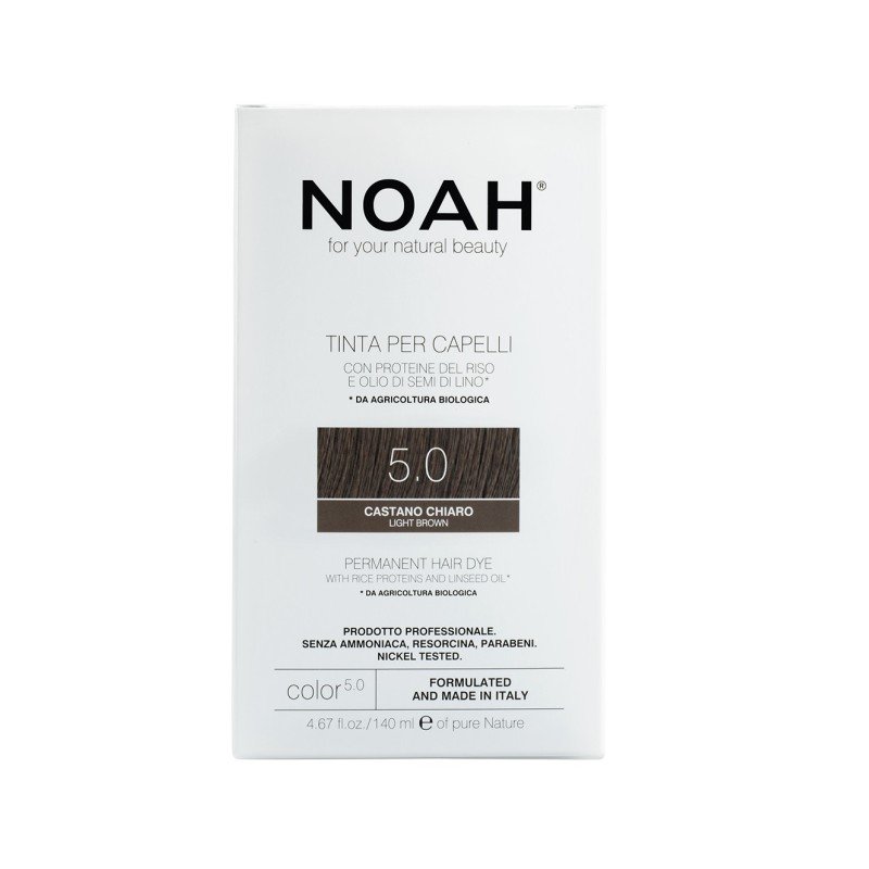 Permanent Hair Dye 5.0 Light Brown Ilgalaikiai plaukų dažai, 140 ml