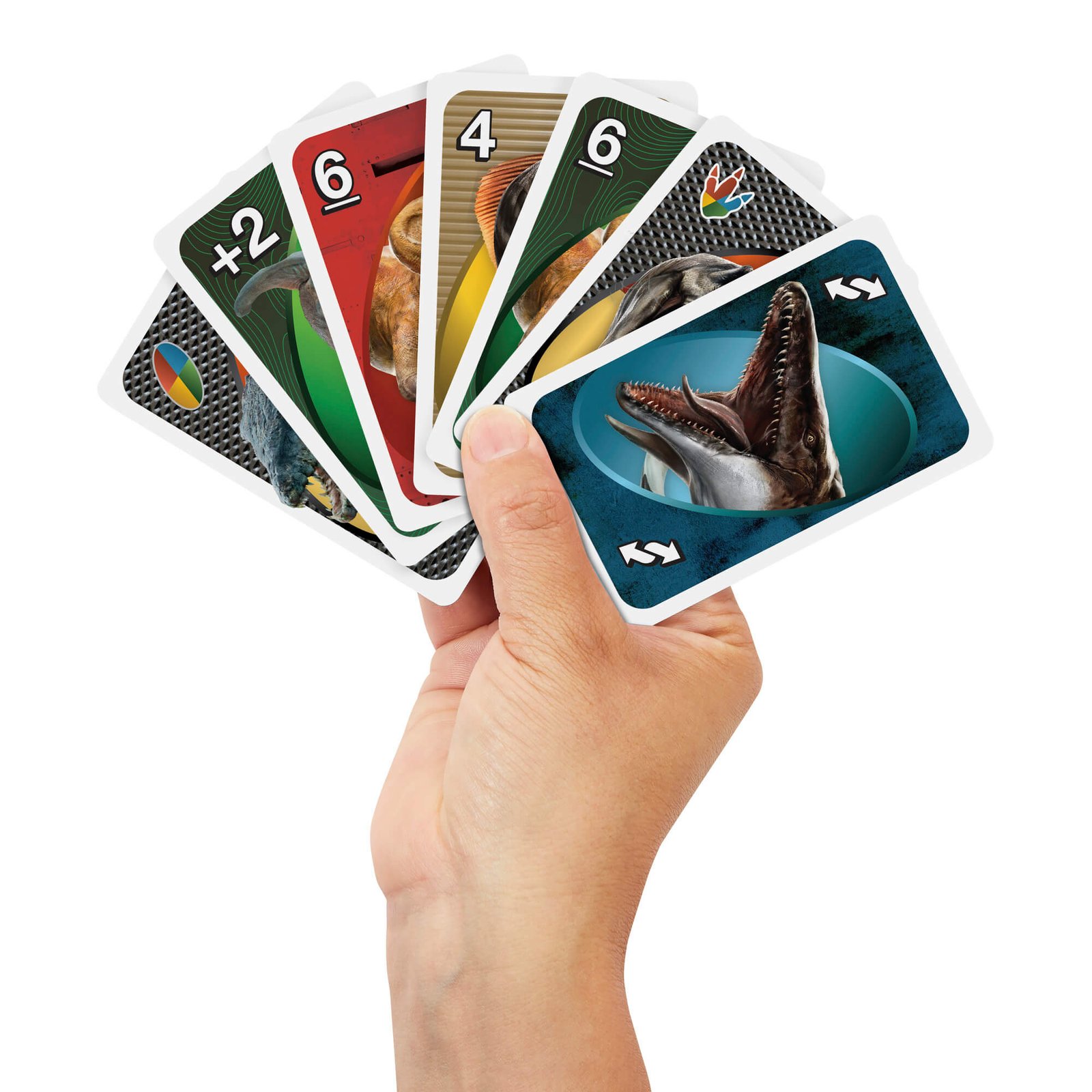UNO kortos JURASSIC WORLD (JFT28) – papildomas vaizdas 3