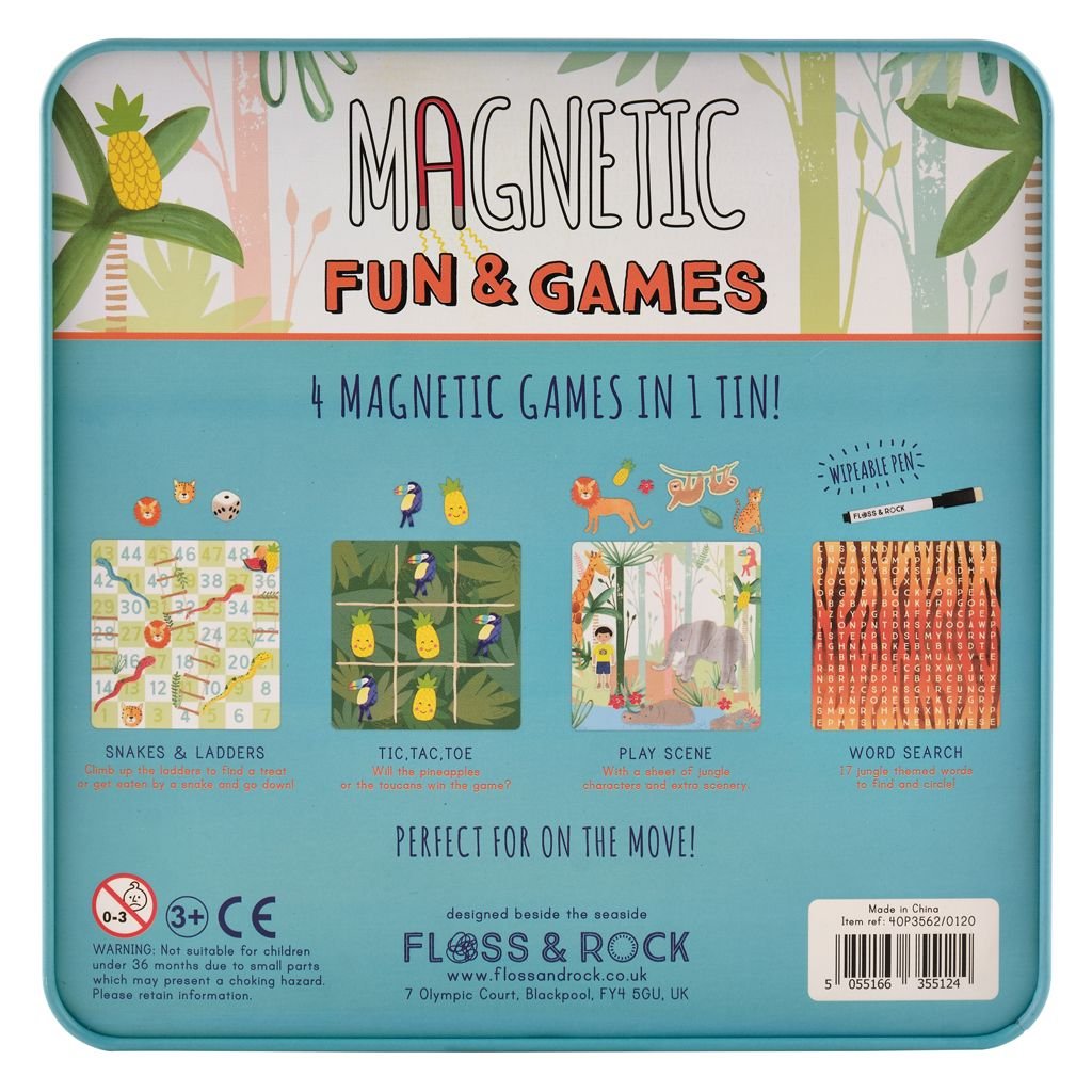 Magnetinis žaidimas, Džiunglės 4 in 1 – papildomas vaizdas 1