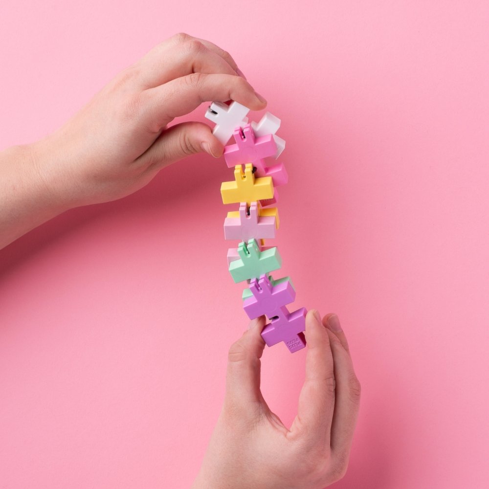 Plus Plus antistresinis žaislas, Hexel Bubblegum – papildomas vaizdas 2