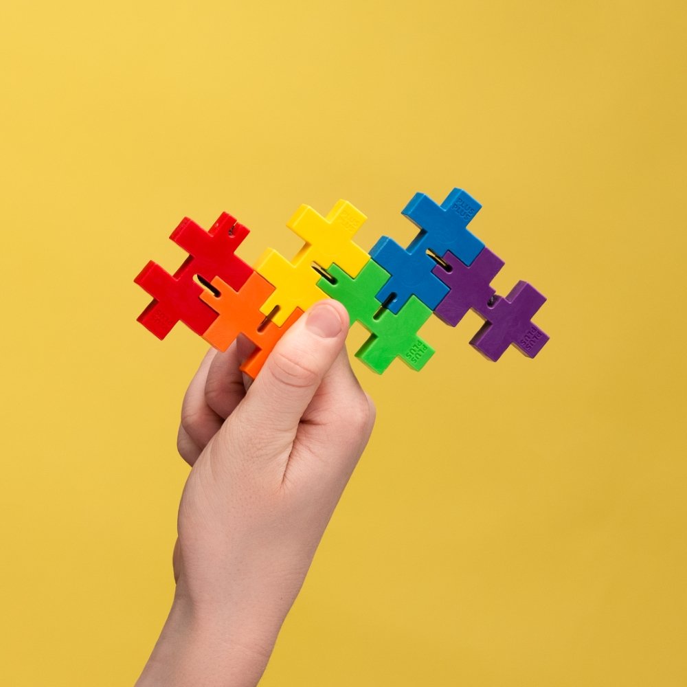 Plus Plus antistresinis žaislas, Hexel Spectrum – papildomas vaizdas 3