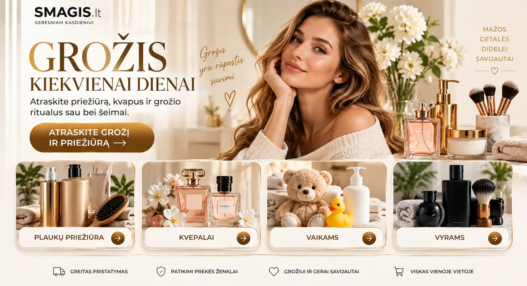 Grožis ir priežiūra – SMAGIS.LT