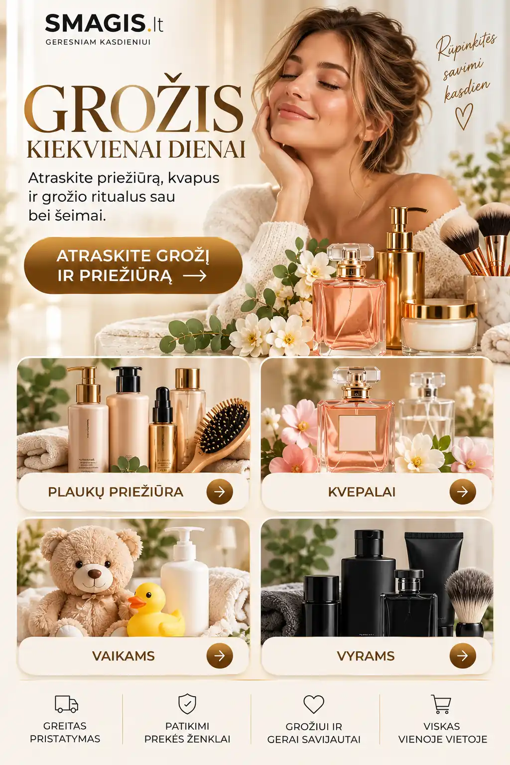 Grožis ir priežiūra – SMAGIS.LT