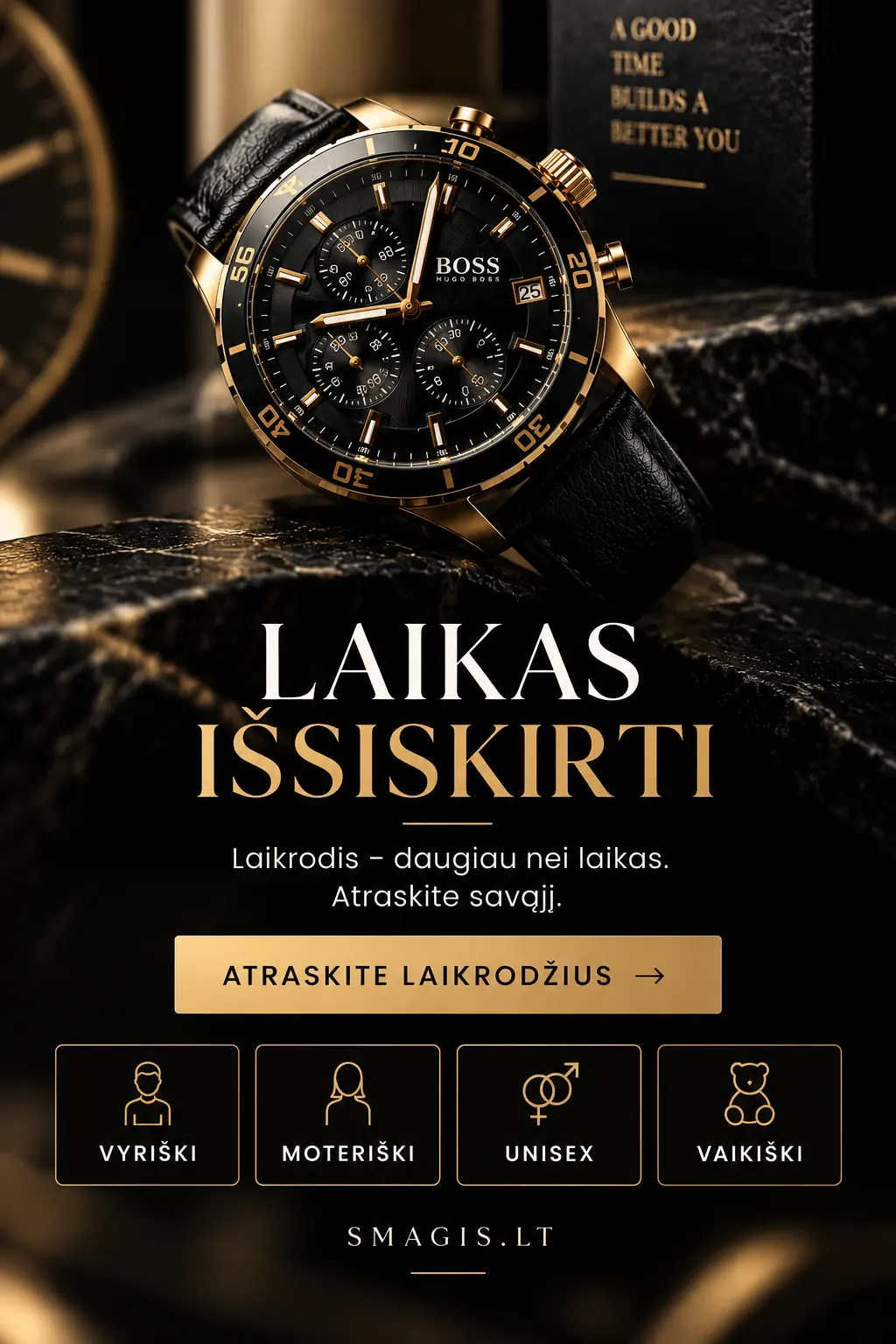 Laikas išsiskirti – rankiniai laikrodžiai | SMAGIS