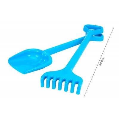 Technok smėlio rinkinys kastuvas ir grėblys 50 cm – papildomas vaizdas 1