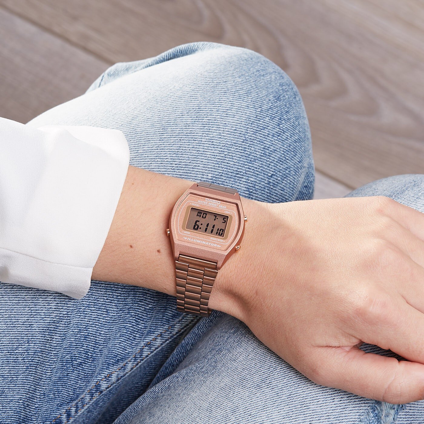 CASIO B640WC-5A MOTERŲ LAIKRODIS (zd608a) + DĖŽUTĖ - Image 6
