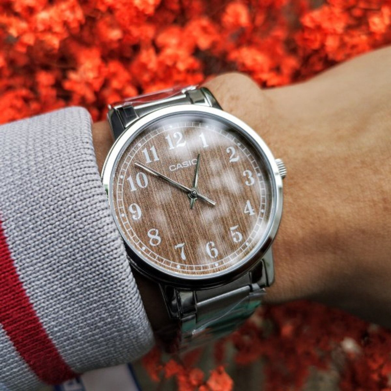 CASIO VYRIŠKAS LAIKRODIS MTP-E145D-5B2 (zd196a) + DĖŽUTĖ - Image 5
