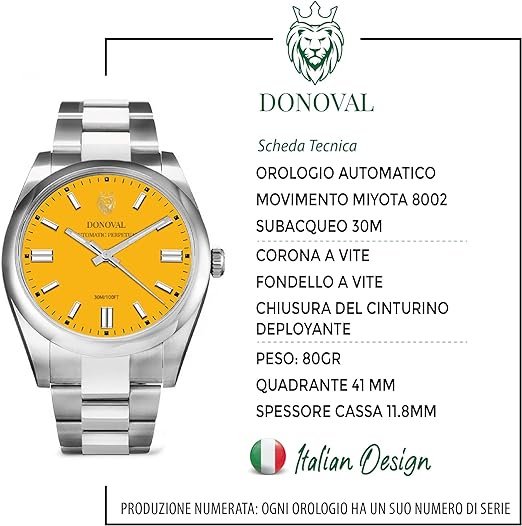 Laikrodis DONOVAL SIMPSON AUTOMATINIS DL0004 – 6
