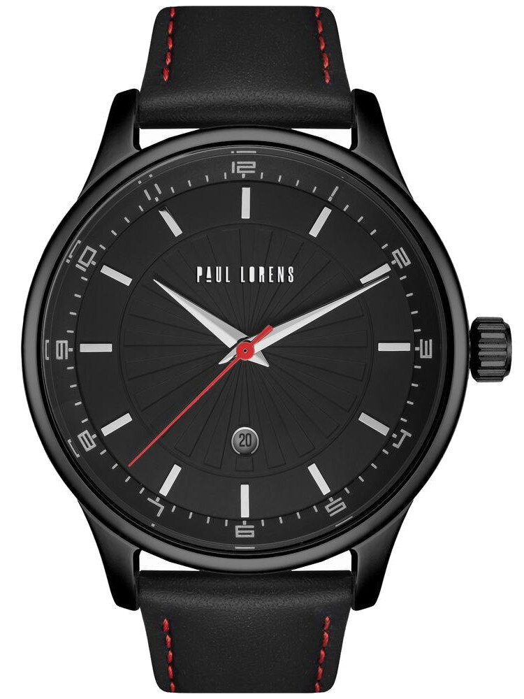 PAUL LORENS VYRIŠKI LAIKRODIS - PL11652A5-1A3 (zg354b) + DĖŽUTĖ