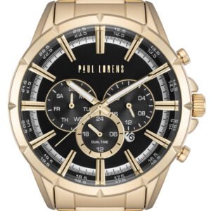 PAUL LORENS VYRIŠKI LAIKRODIS - PL13605B-1D1 (zg359b) + DĖŽUTĖ