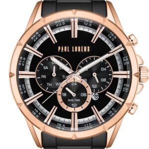 PAUL LORENS VYRIŠKI LAIKRODIS - PL13605B-1A4 (zg359c) + DĖŽUTĖ