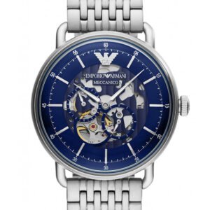 VYRIŠKAS LAIKRODIS EMPORIO ARMANI AVIATOR AUTOMATIC AR60024 + DĖŽUTĖ (zi098a)