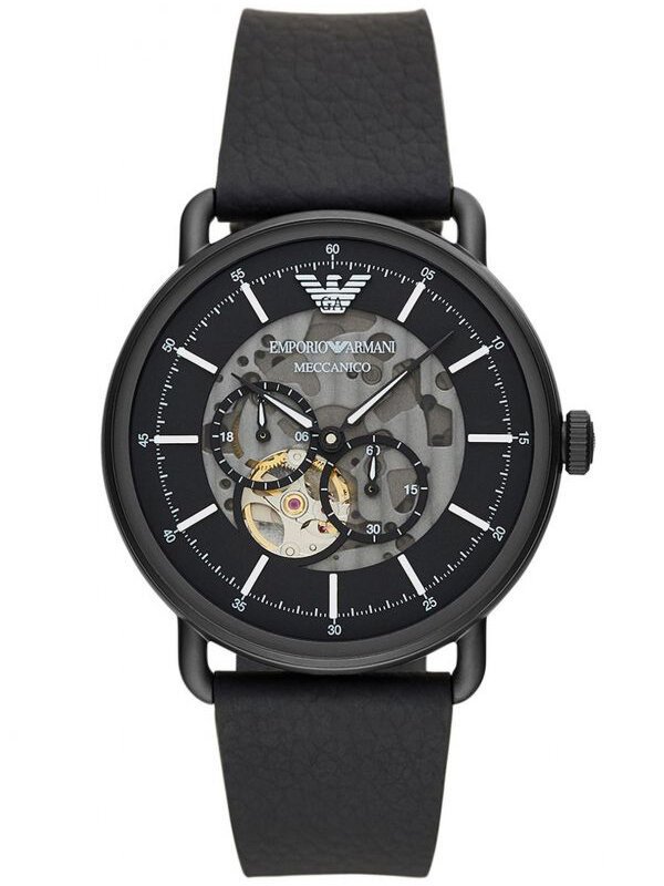 ZEGAREK MĘSKI EMPORIO ARMANI AVIATOR AUTOMATIC AR60028 + BOX (zi099c)