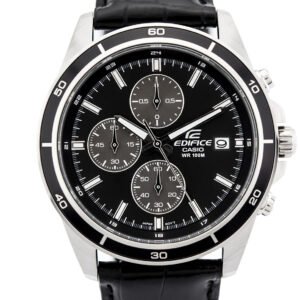CASIO EDIFICE VYRIŠKAS LAIKRODIS Chronografas EFR-526L-1AV + DĖŽUTĖ