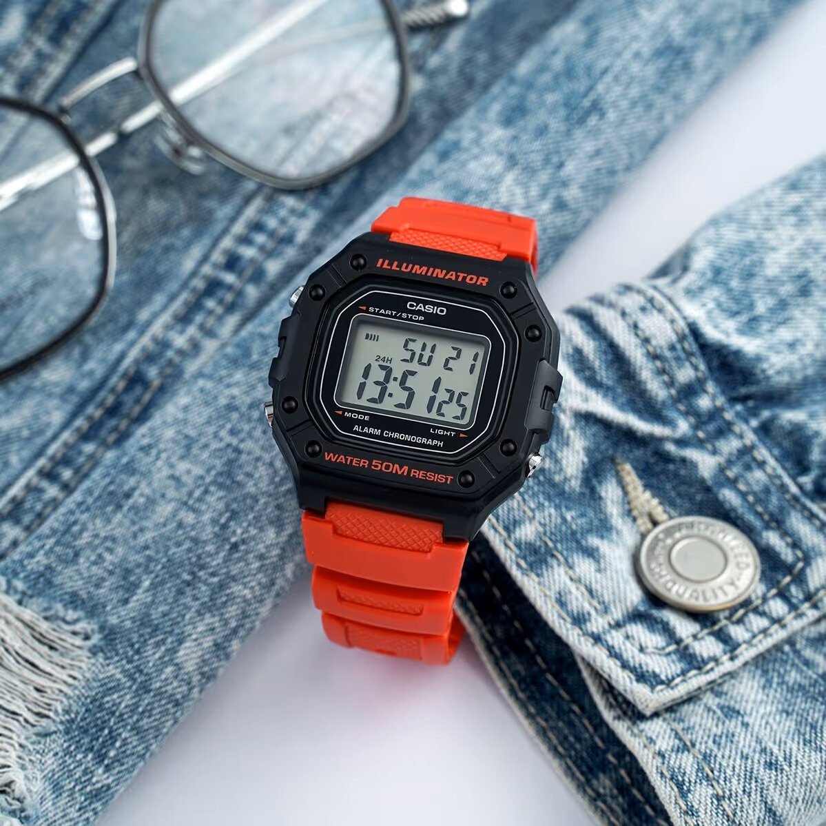 Vyriškas laikrodis CASIO W-218H-4B – 4