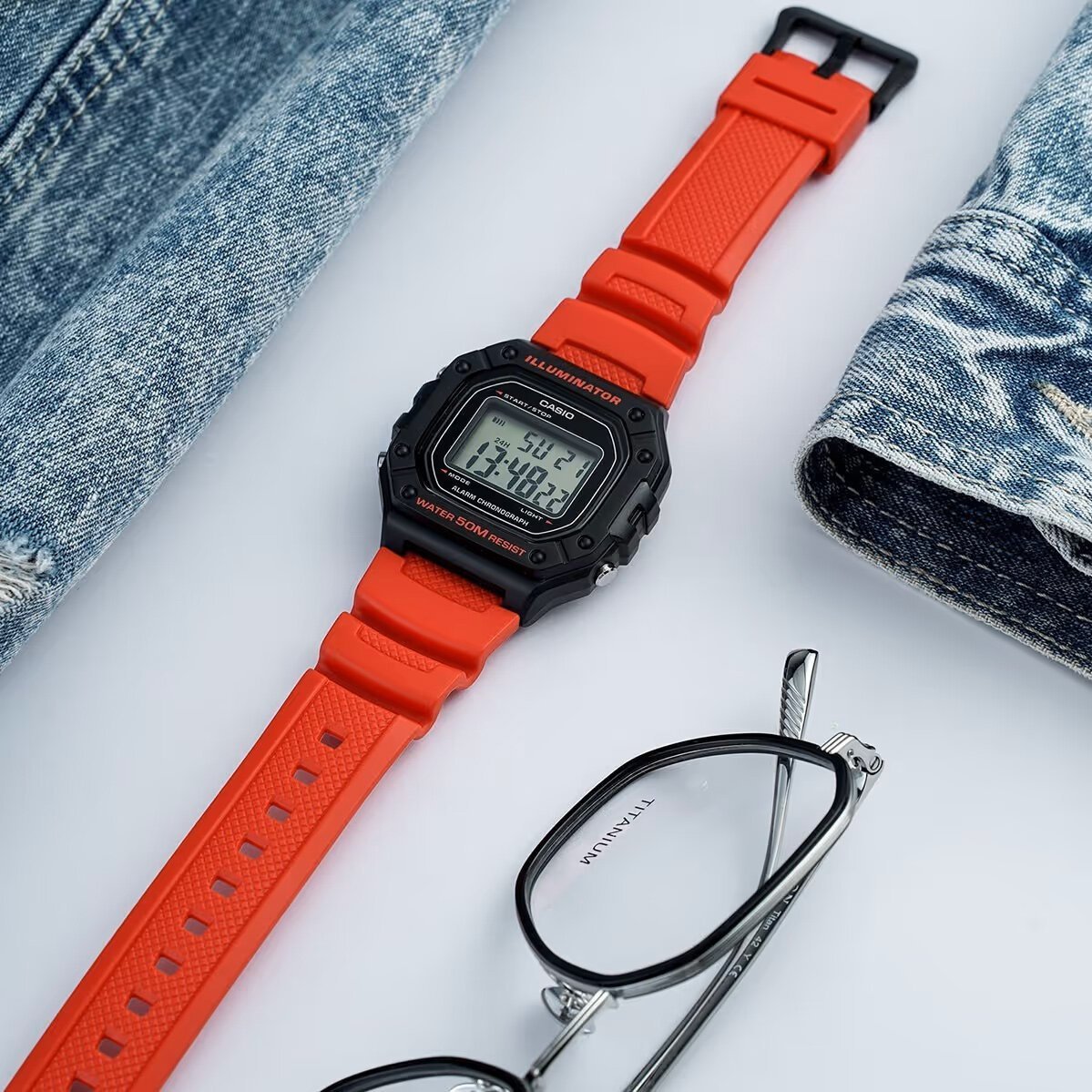 Vyriškas laikrodis CASIO W-218H-4B – 5