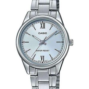 CASIO LTP-V005D-2B3 MOTERŲ LAIKRODIS (zd586c) + DĖŽUTĖ