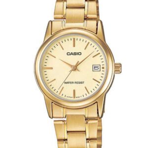 CASIO LTP-V002G-9A MOTERŲ LAIKRODIS (zd587h) + DĖŽUTĖ