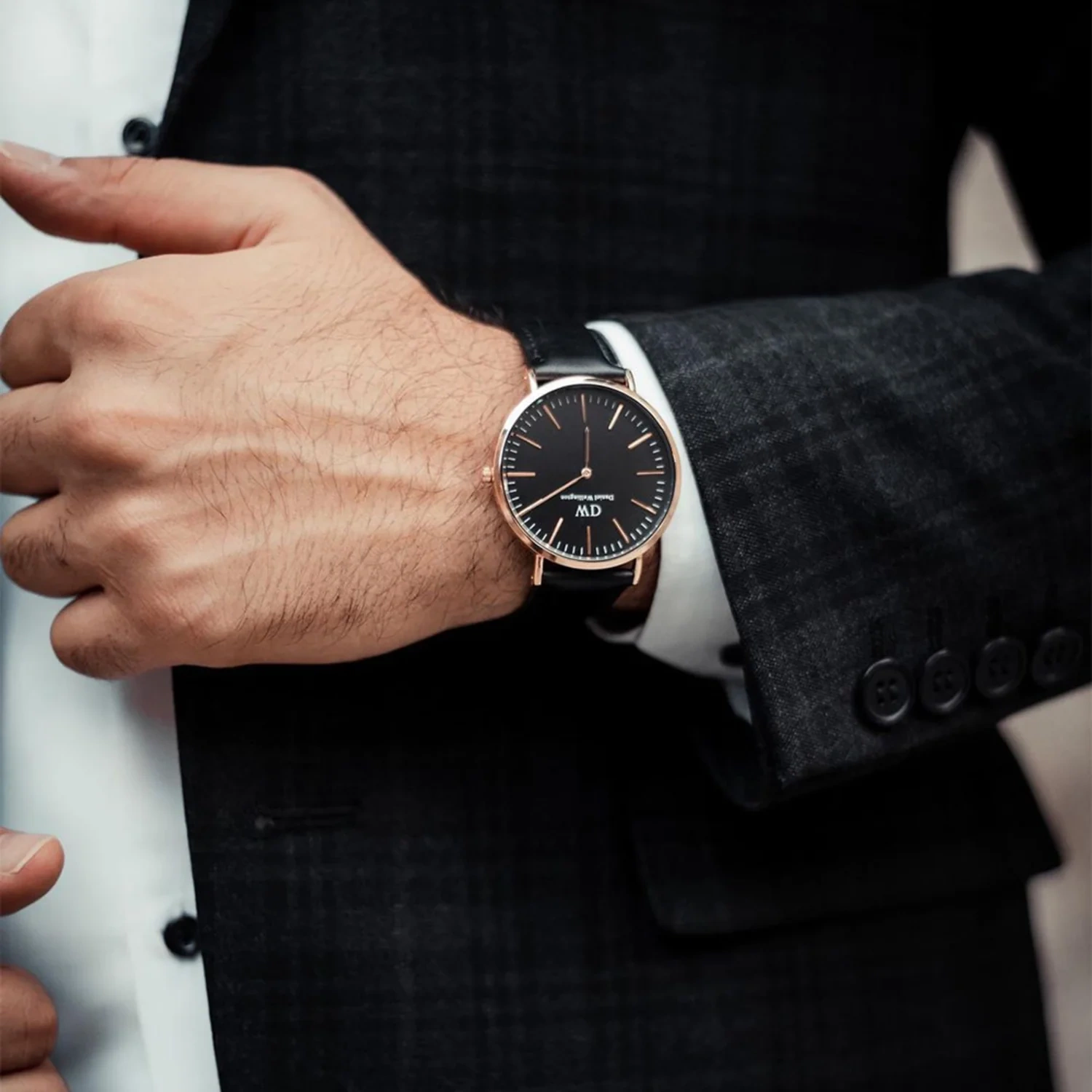 Vyriškas laikrodis DANIEL WELLINGTON Classic Black Sheffield DW00100127 – 3