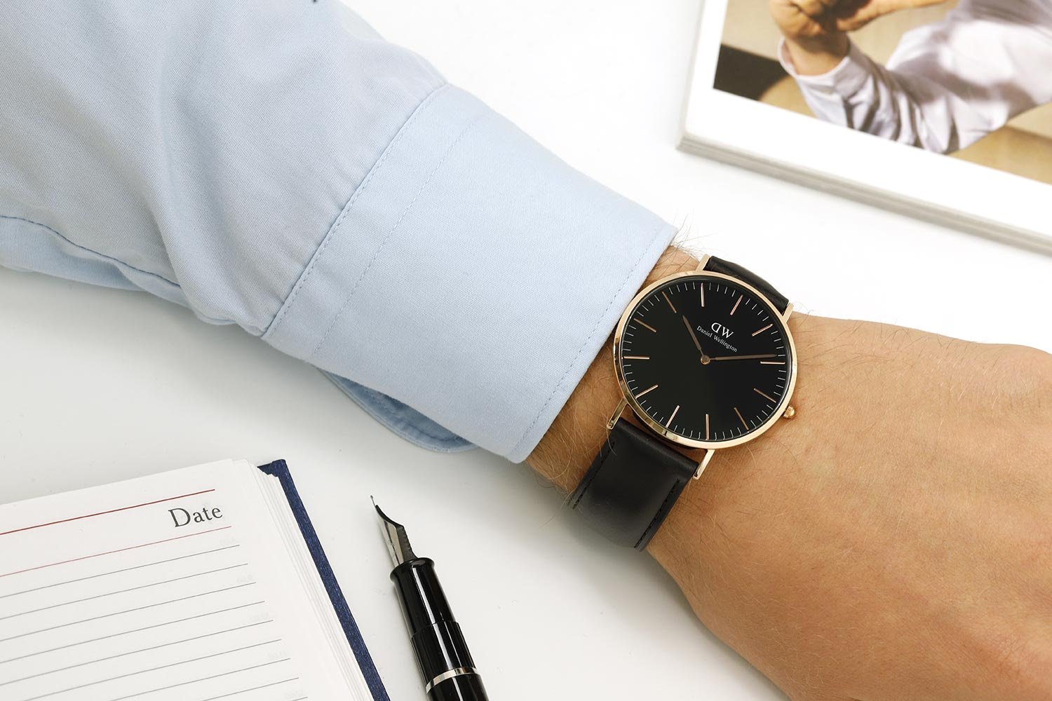 Vyriškas laikrodis DANIEL WELLINGTON Classic Black Sheffield DW00100127 – 5