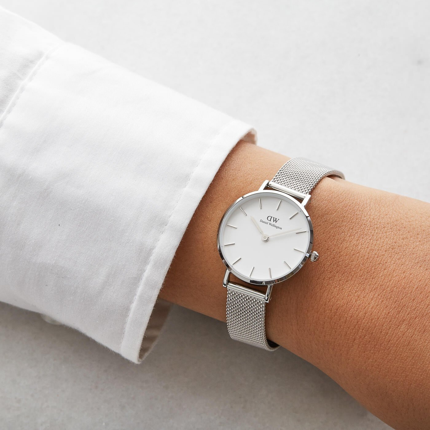 Moteriškas laikrodis DANIEL WELLINGTON Classic Petite Sterling DW00100220 28 mm – 8