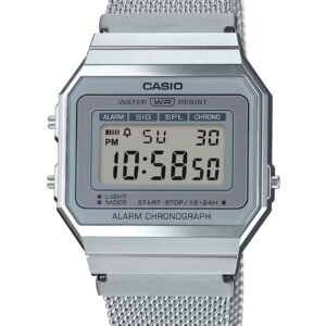 Unisex Casio Retro Vintage A700WM-7A laikrodis + DĖŽUTĖ