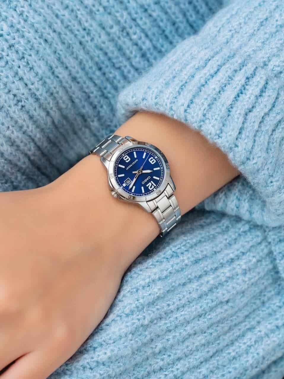 Moteriškas laikrodis Casio LTP-V004D-2B (zd568e) + DĖŽUTĖ - Image 6