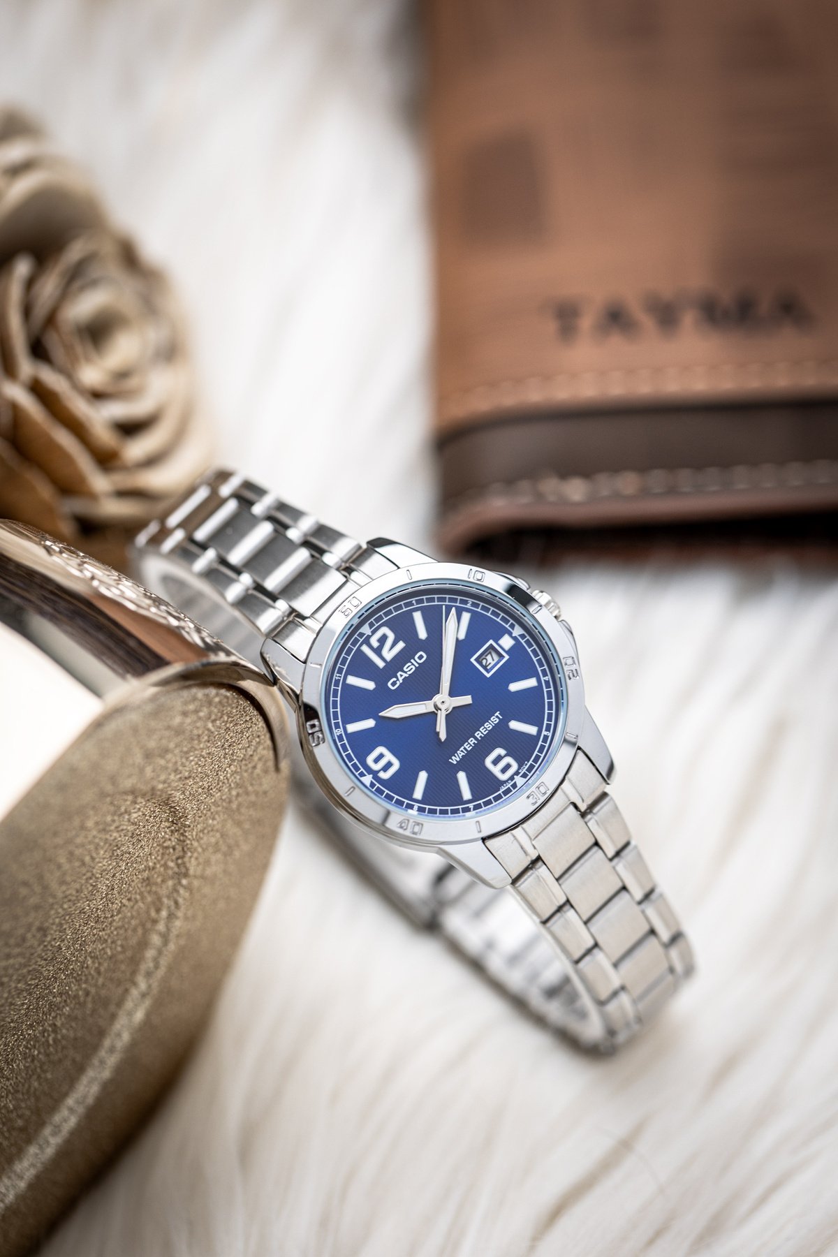 Moteriškas laikrodis Casio LTP-V004D-2B (zd568e) + DĖŽUTĖ - Image 5