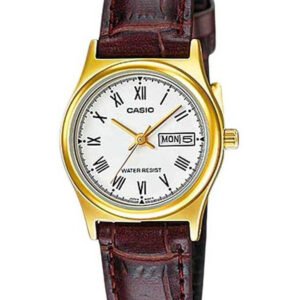 CASIO LTP-V006GL-7B MOTERŲ LAIKRODIS (zd576a) + DĖŽUTĖ