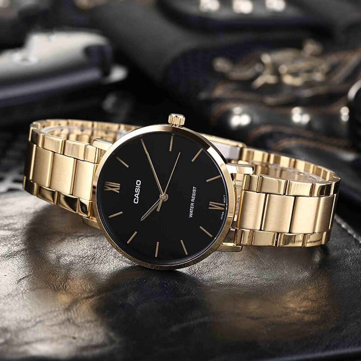 CASIO LTP-VT01G-1B MOTERŲ LAIKRODIS (zd613d) + DĖŽUTĖ - Image 3