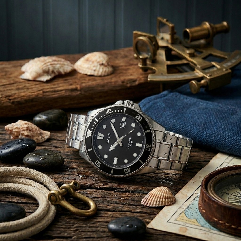 Vyriškas laikrodis Casio Collection MDV-10D-1A1VEF – 6