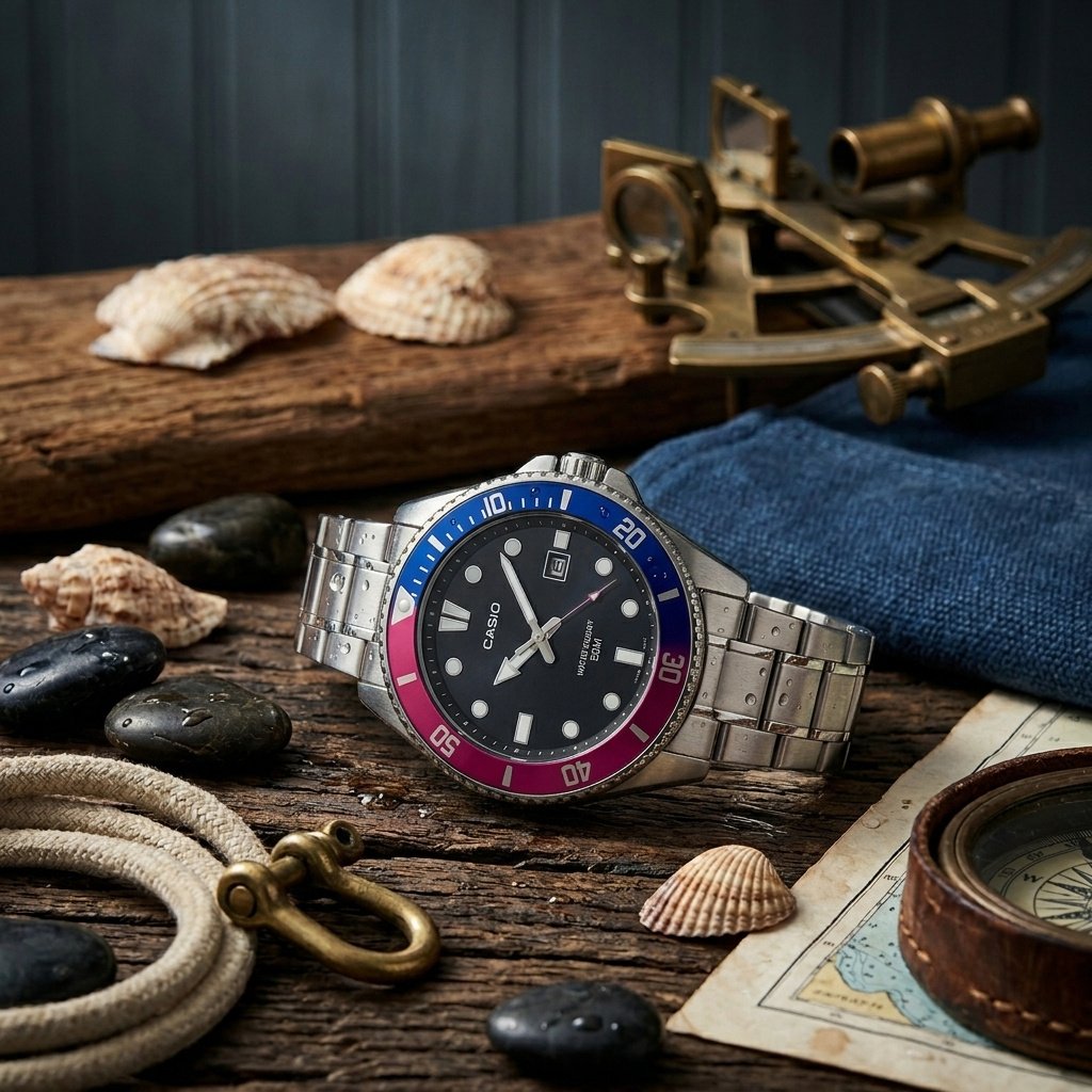 Casio Collection MDV-10D-1A3 laikrodis - Image 5