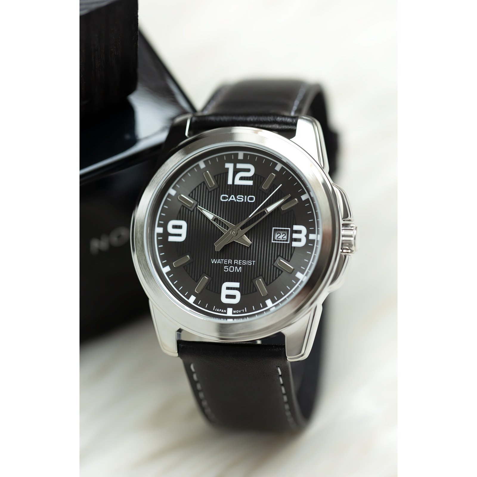 Casio kolekcija MTP-1314L-8A vyriškas laikrodis + DĖŽUTĖ - Image 4