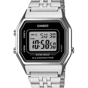 CASIO VINTAGE LA680WA-1 MOTERŲ LAIKRODIS (zd631a) + DĖŽUTĖ