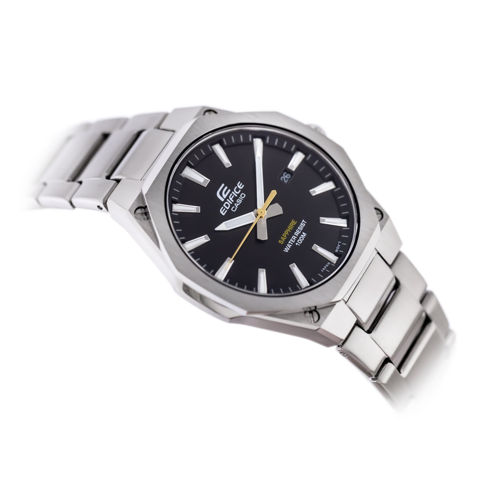 Casio EFR-S108D-1A Edifice Classic Sapphire vyriškas laikrodis + DĖŽUTĖ - Image 3
