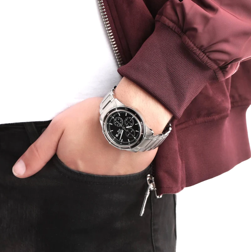 Casio Edifice 43 mm vyriškas laikrodis EFR-526D-1AV + DĖŽUTĖ - Image 8