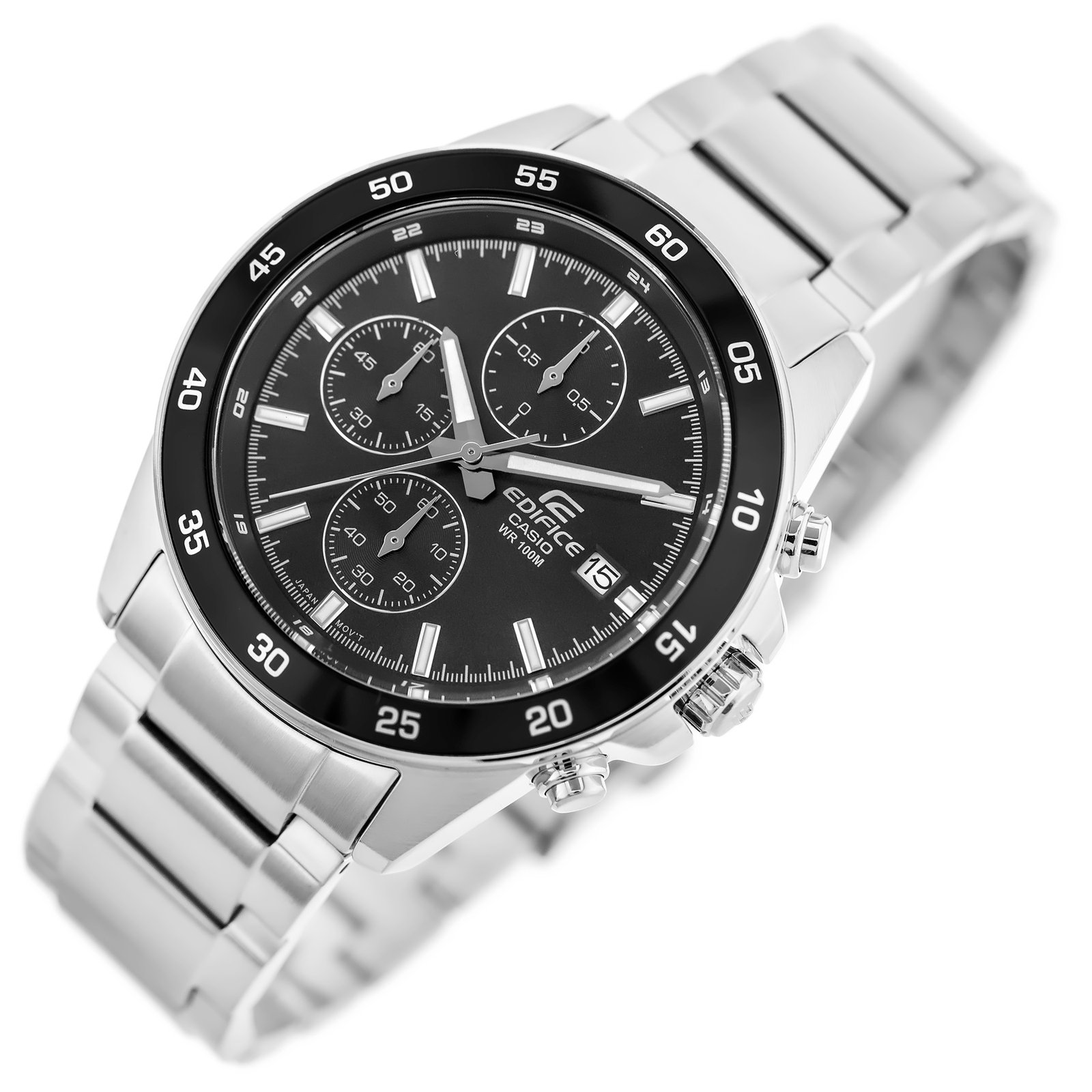 Casio Edifice 43 mm vyriškas laikrodis EFR-526D-1AV + DĖŽUTĖ - Image 2